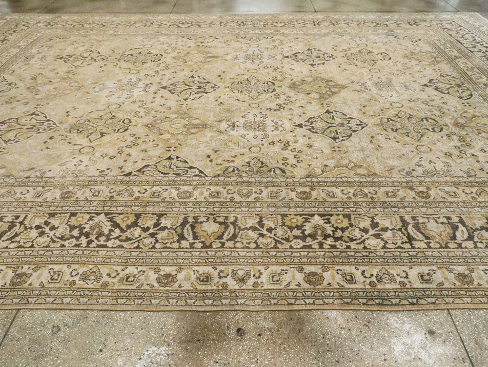 Antique Persian Dorokhsh Carpet, No.24413 - Gss