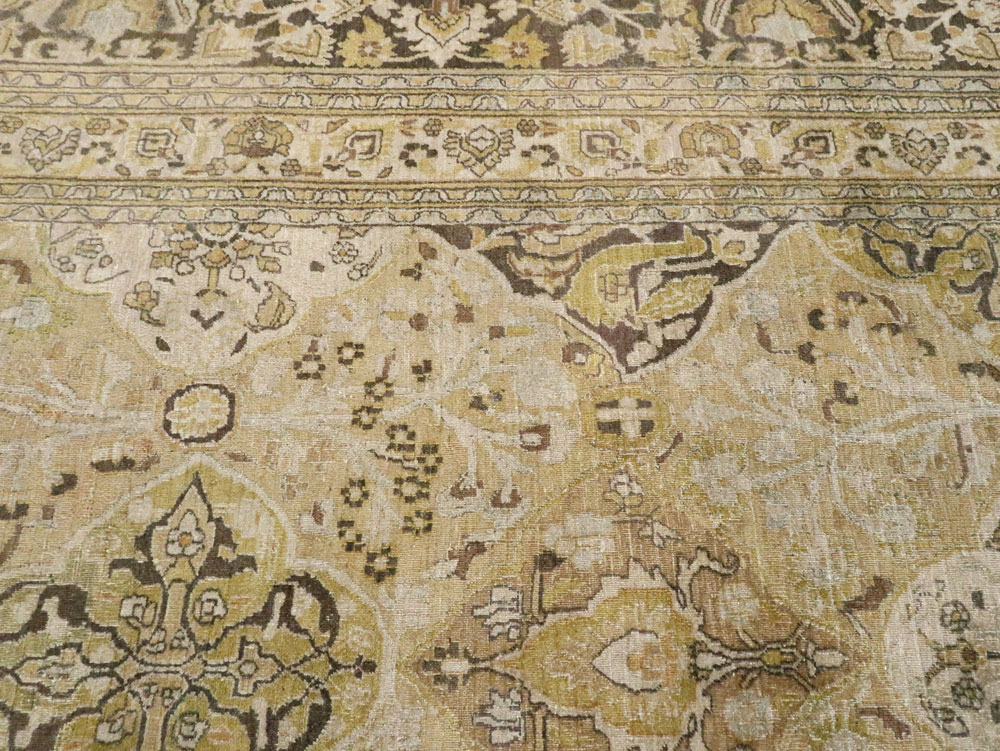 Antique Persian Dorokhsh Carpet, No.24413 - Gss