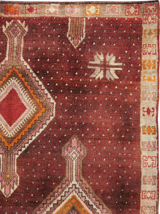 Vintage Turkish Anatolian Gallery Carpet, No.24418 - Gss