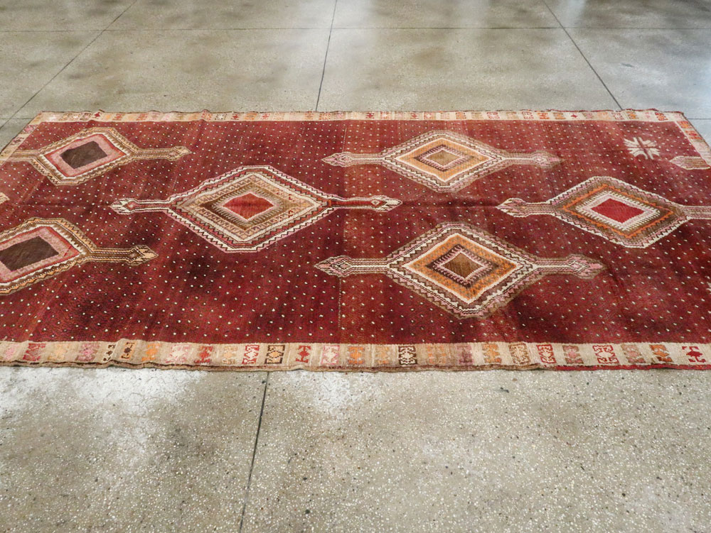 Vintage Turkish Anatolian Gallery Carpet, No.24418 - Gss