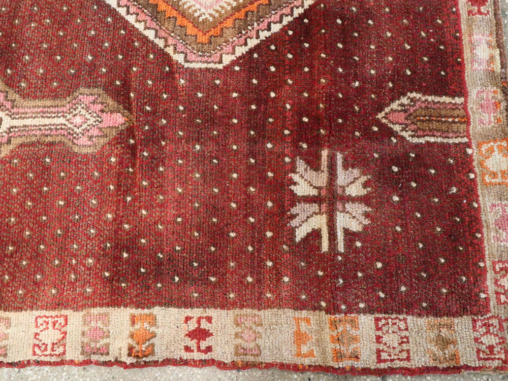 Vintage Turkish Anatolian Gallery Carpet, No.24418 - Gss