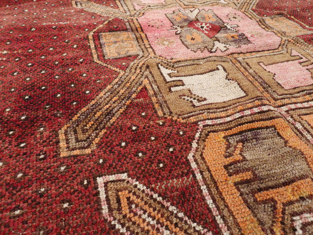 Vintage Turkish Anatolian Gallery Carpet, No.24423 - Gss