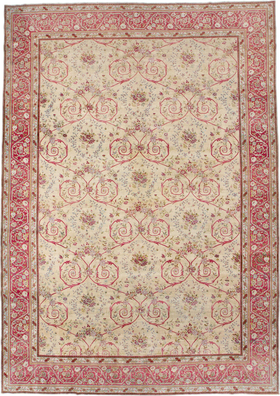 Antique Persian Sarouk Carpet, No.24433 - Gss
