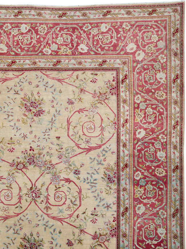 Antique Persian Sarouk Carpet, No.24433 - Gss