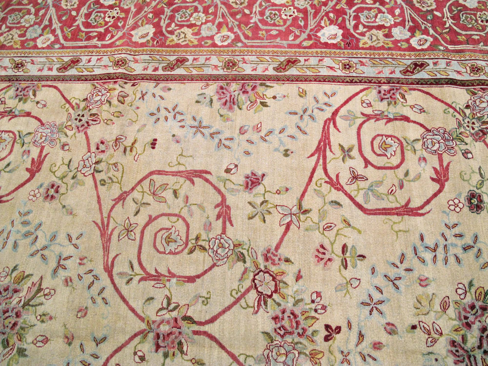 Antique Persian Sarouk Carpet, No.24433 - Gss