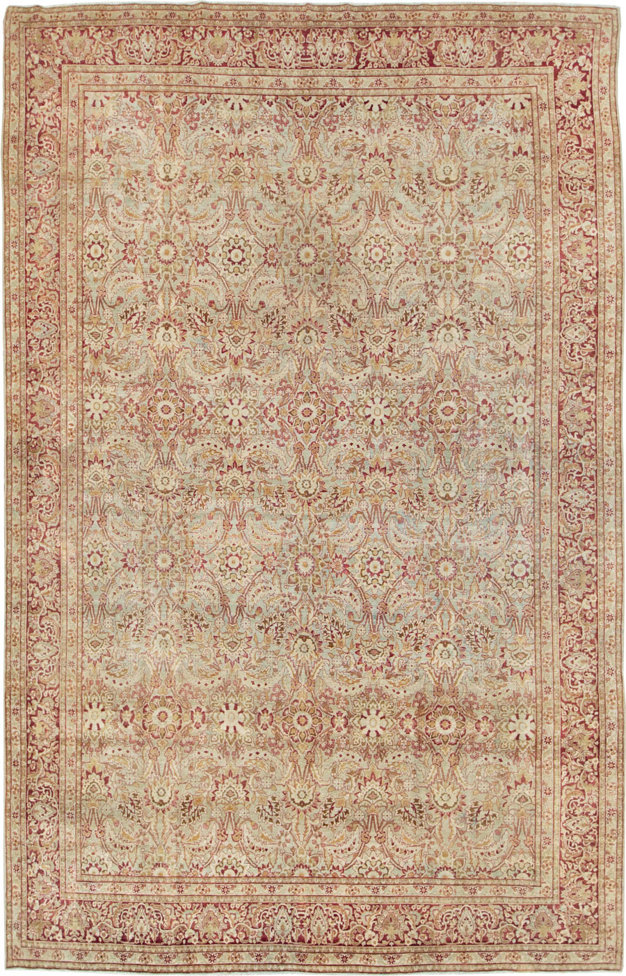 Antique Persian Lavar Kerman Carpet, No.24435 - Gss