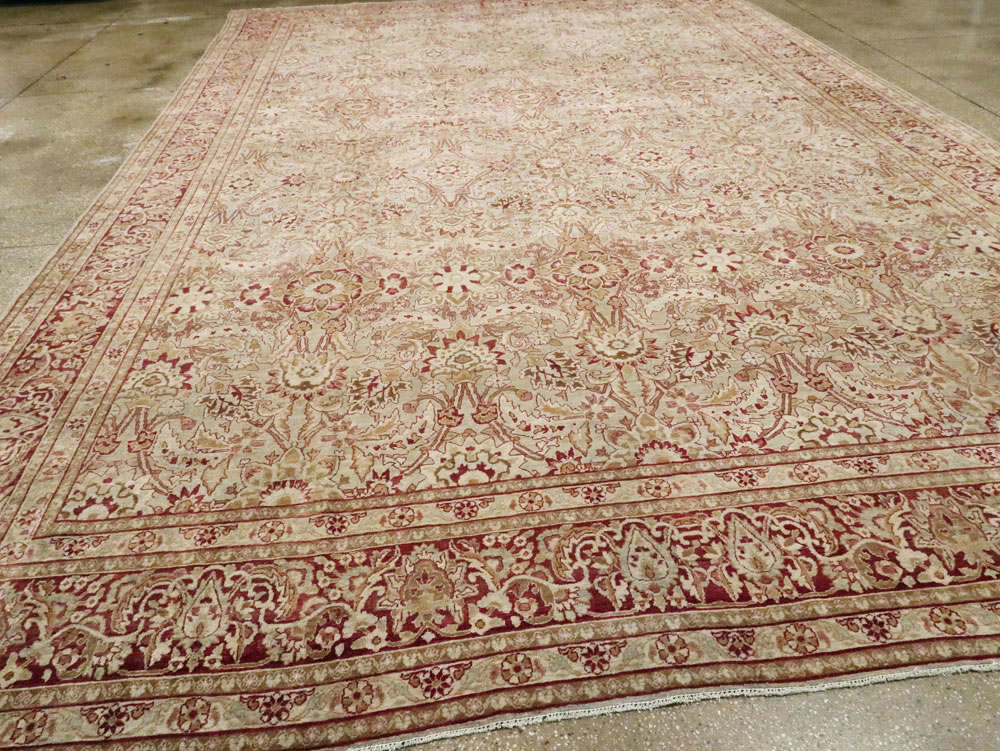 Antique Persian Lavar Kerman Carpet, No.24435 - Gss