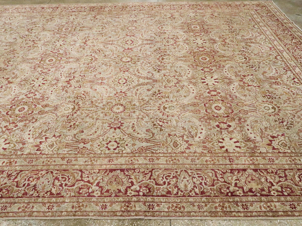 Antique Persian Lavar Kerman Carpet, No.24435 - Gss