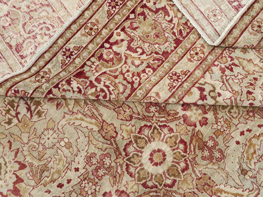 Antique Persian Lavar Kerman Carpet, No.24435 - Gss