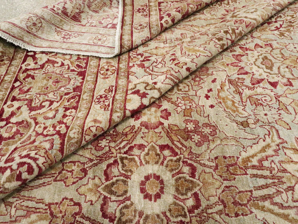 Antique Persian Lavar Kerman Carpet, No.24435 - Gss