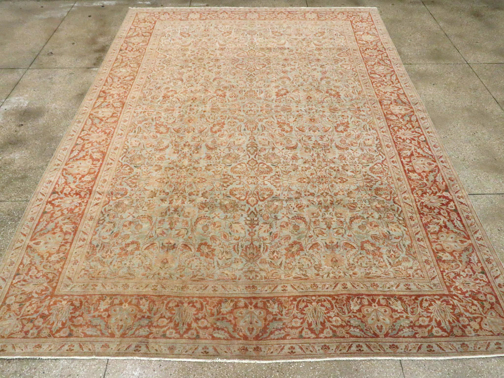 Antique Persian Tabriz Carpet, No.24439 - Gss