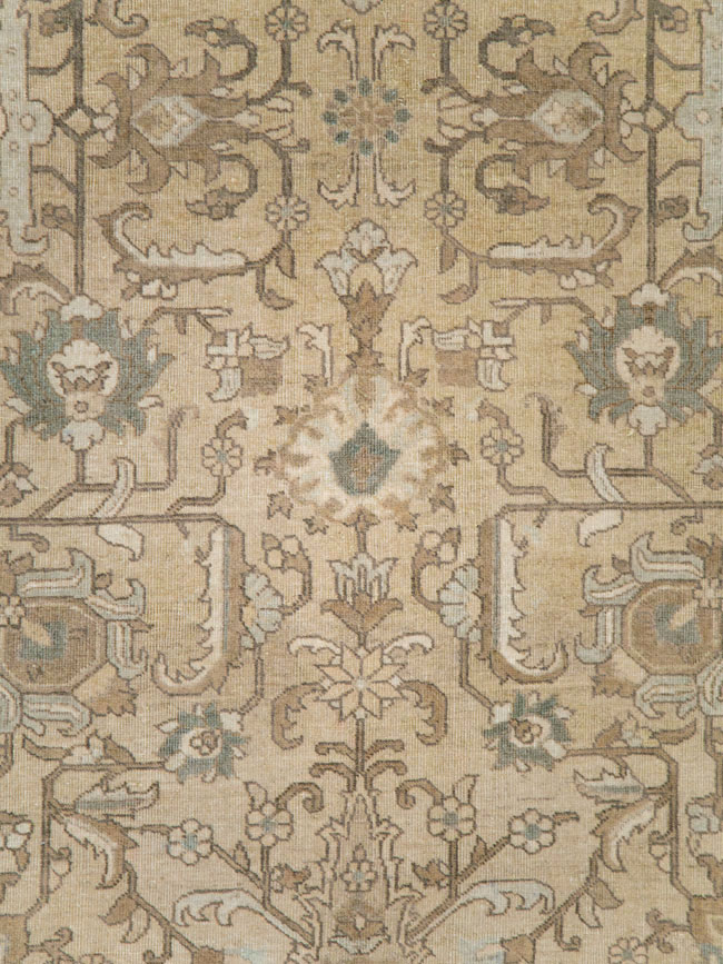 Vintage Persian Tabriz Accent Carpet, No.24440 - Gss