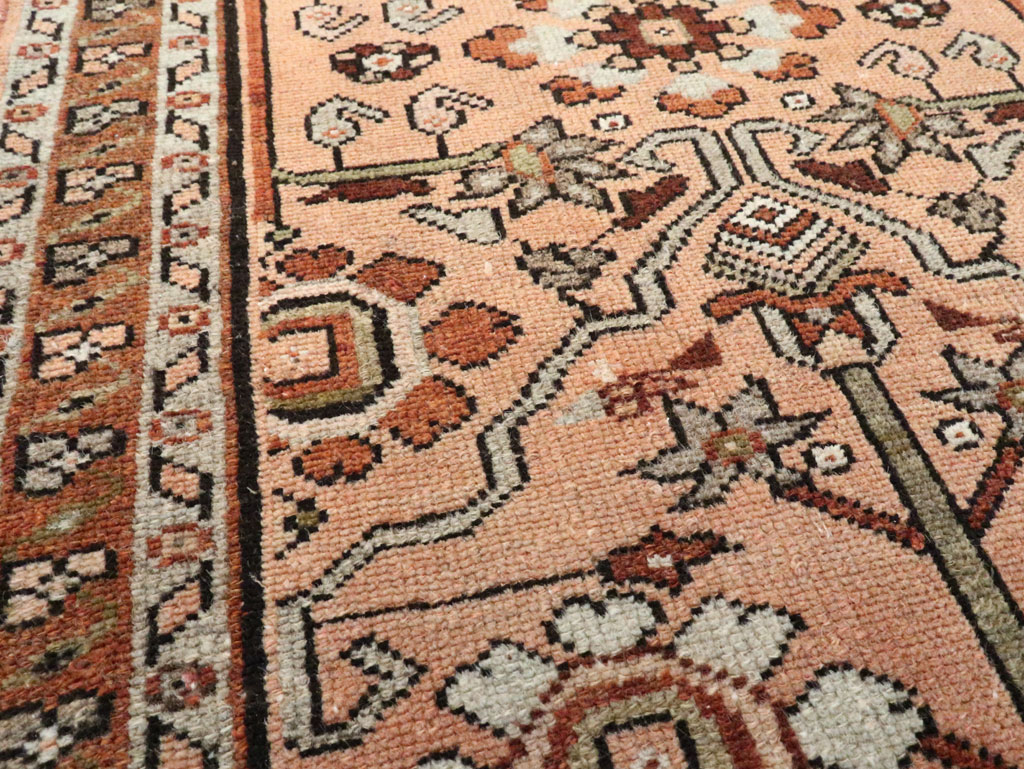 Vintage Persian Malayer Throw Rug, No.24447 - Gss