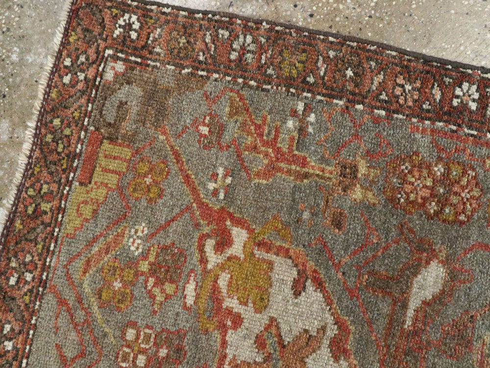 Antique Persian Kurdish Rug, No.24452 - Gss
