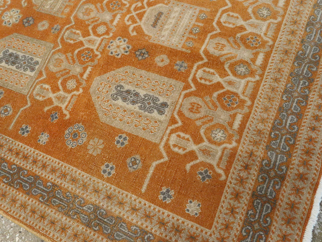 Vintage Persian Afshar Accent Rug, No.24454 - Gss
