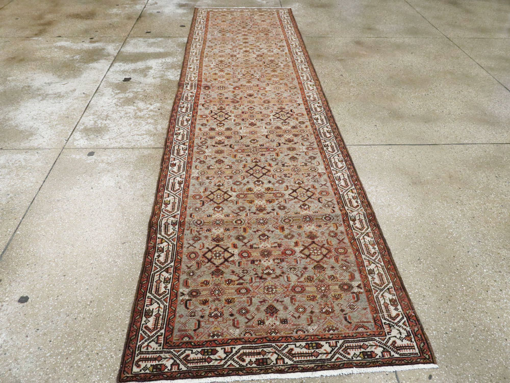 Vintage Persian Malayer Runner, No.24456 - Gss