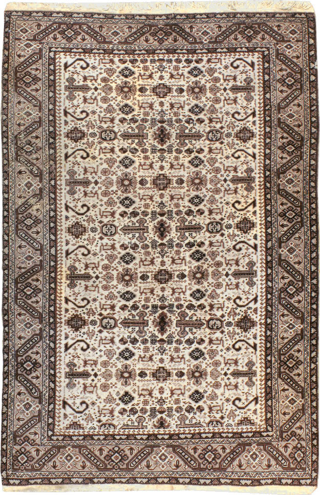 Vintage Persian Tabriz Rug, No.24463 - Gss