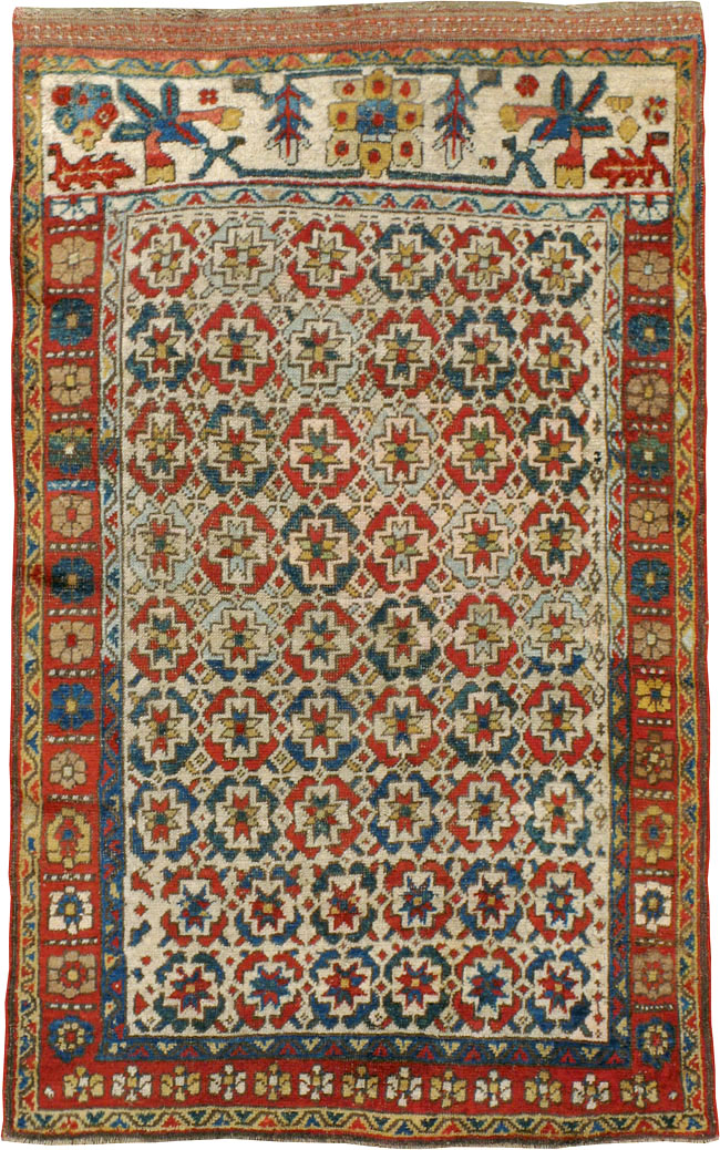Antique Persian Kurd Bidjar Rug, No.24473 - Gss