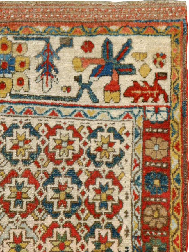 Antique Persian Kurd Bidjar Rug, No.24473 - Gss