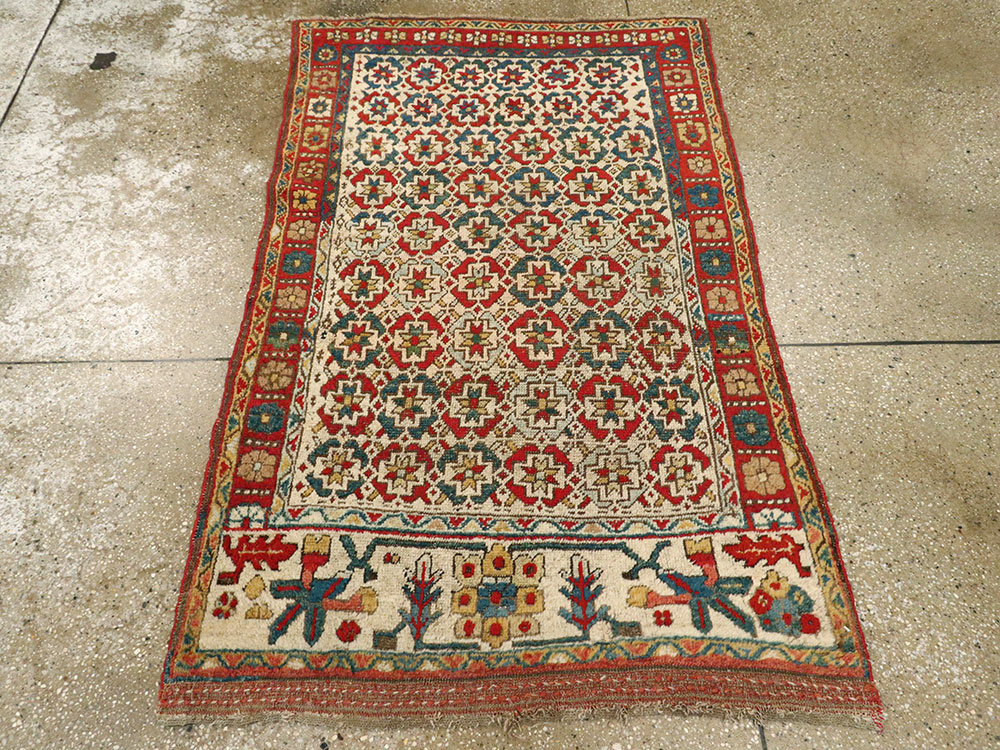 Antique Persian Kurd Bidjar Rug, No.24473 - Gss