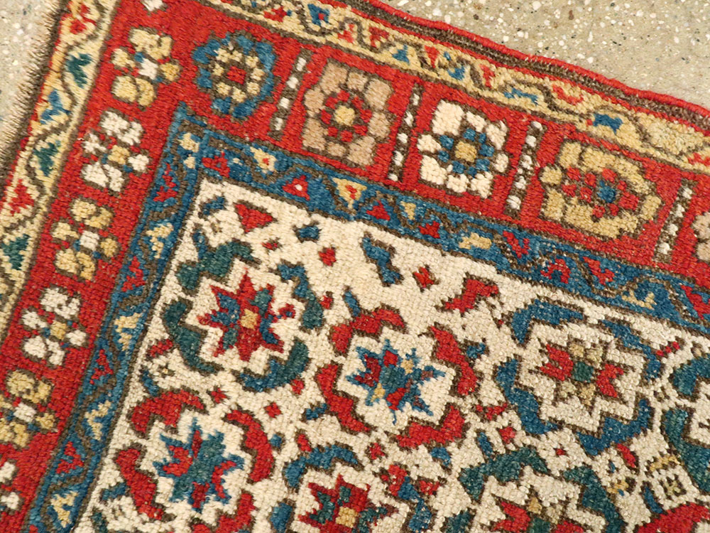 Antique Persian Kurd Bidjar Rug, No.24473 - Gss
