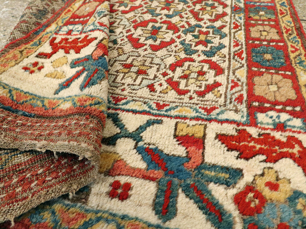 Antique Persian Kurd Bidjar Rug, No.24473 - Gss