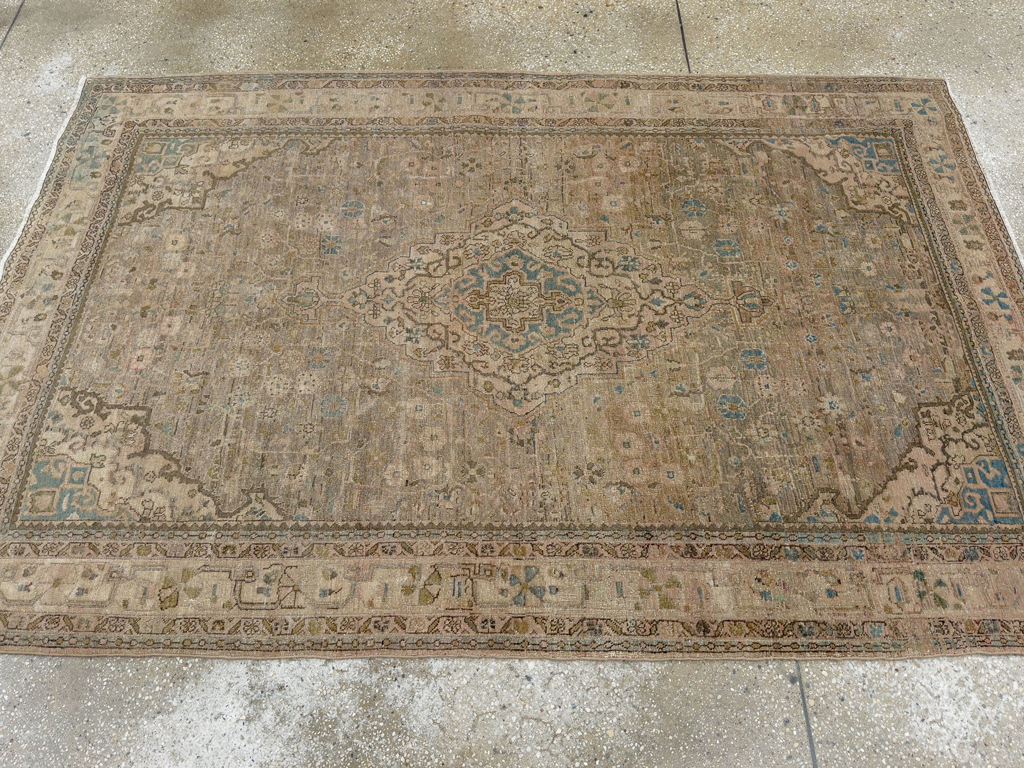 Antique Persian Sarouk Fereghan Accent Rug, No.24479 - Gss