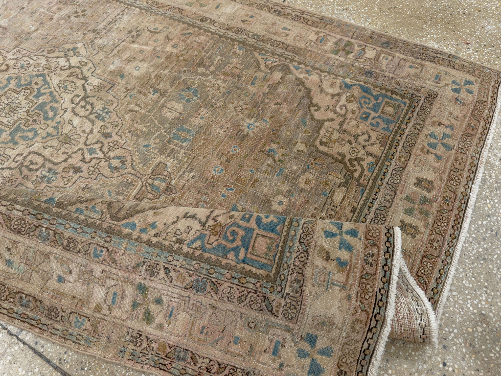 Antique Persian Sarouk Fereghan Accent Rug, No.24479 - Gss