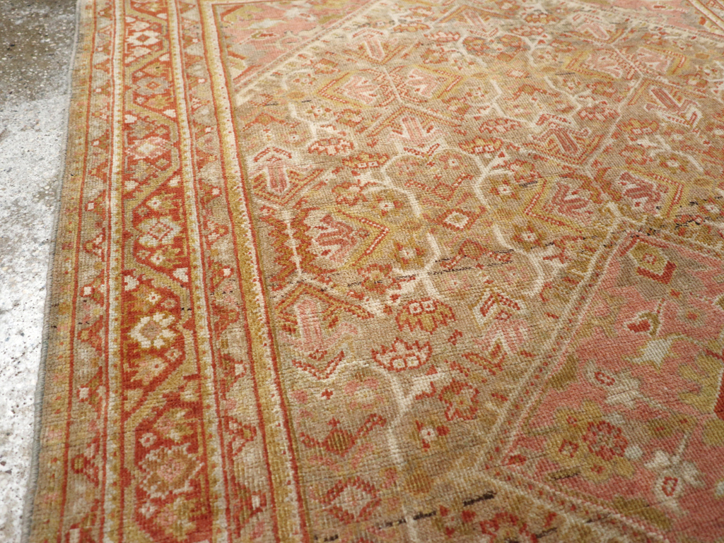 Antique Persian Mahal Rug, No.24480 - Gss