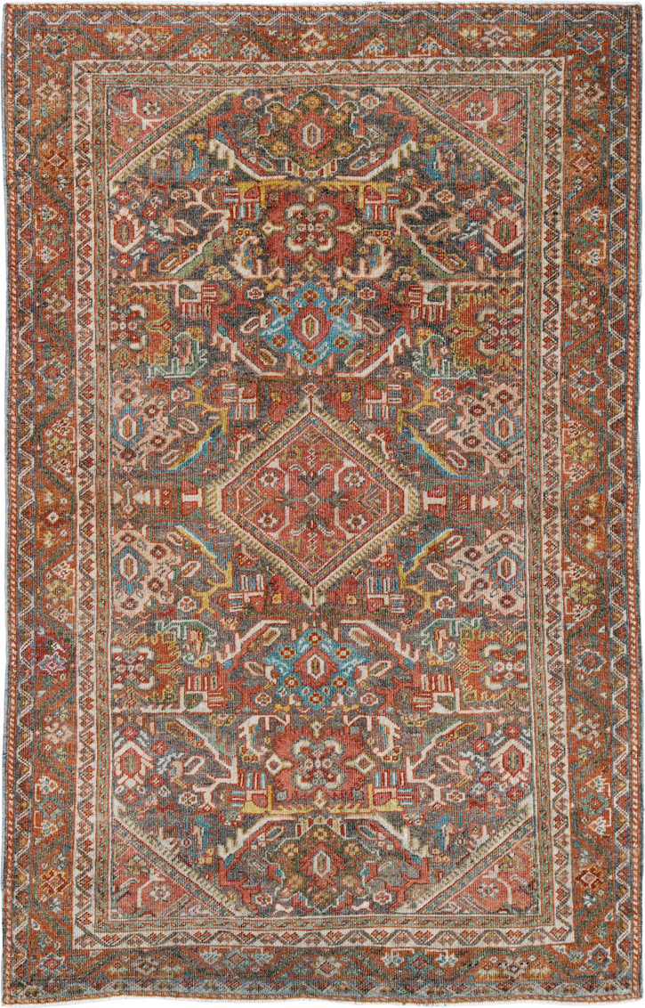 Antique Persian Mahal Rug, No.24481 - Gss