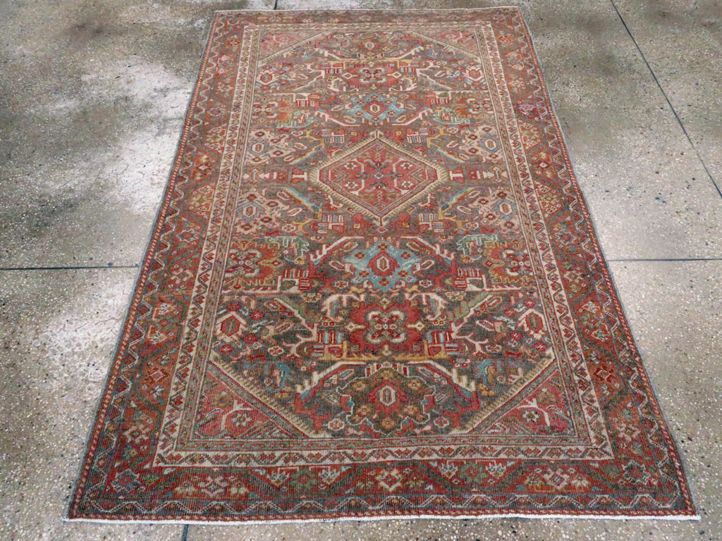 Antique Persian Mahal Rug, No.24481 - Gss