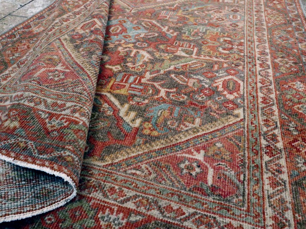 Antique Persian Mahal Rug, No.24481 - Gss