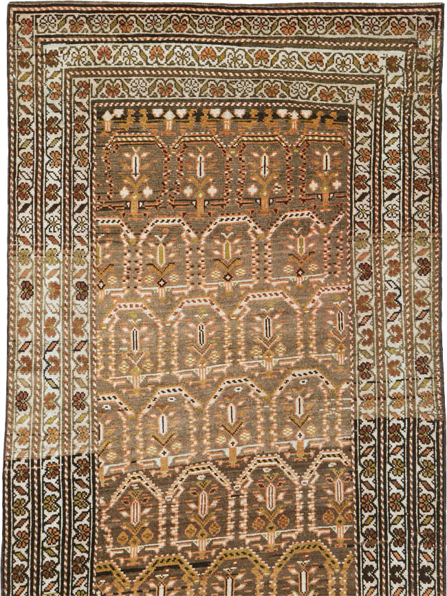 Antique Persian Kurd Runner, No.24485 - Gss