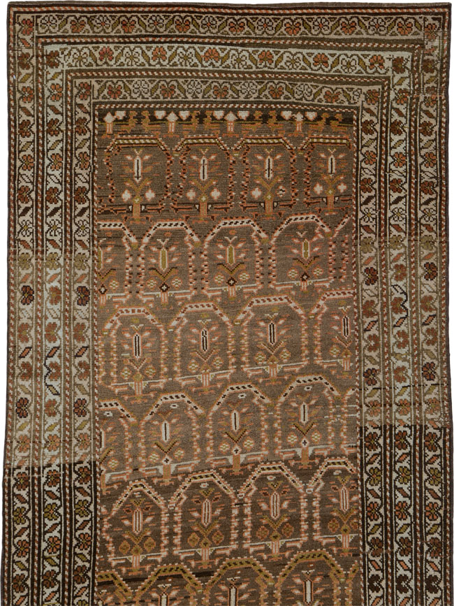 Antique Persian Kurd Runner, No.24485 - Gss