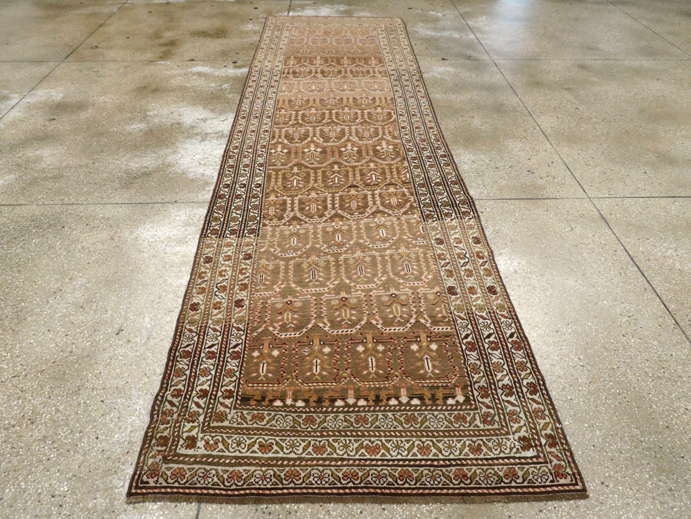 Antique Persian Kurd Runner, No.24485 - Gss