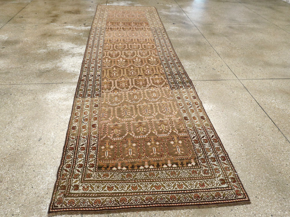 Antique Persian Kurd Runner, No.24485 - Gss