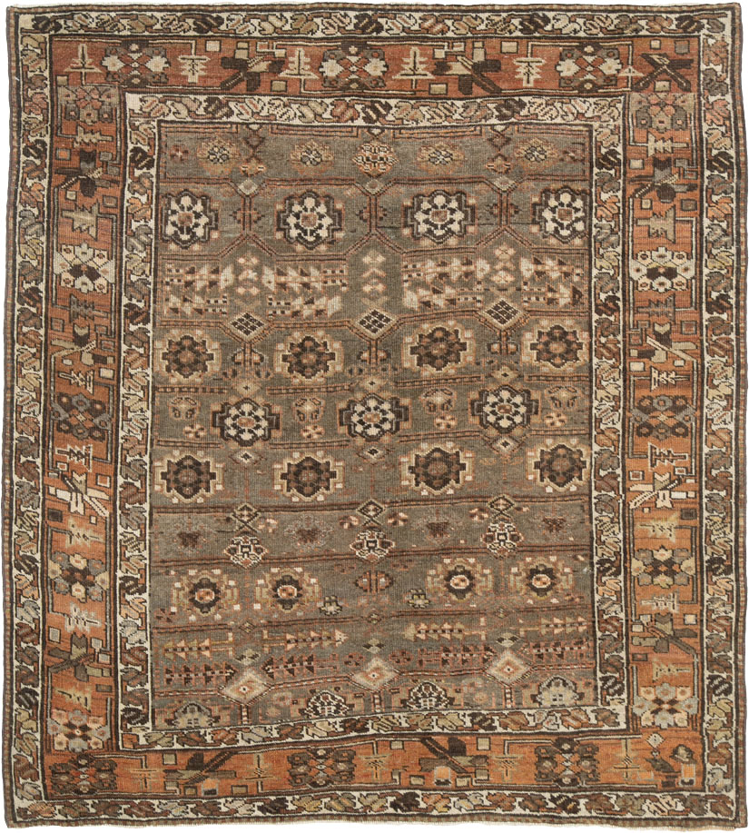Antique Persian Kurdish Carpet, No.24486 - Gss
