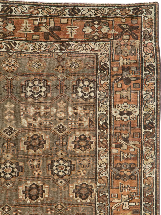 Antique Persian Kurdish Carpet, No.24486 - Gss