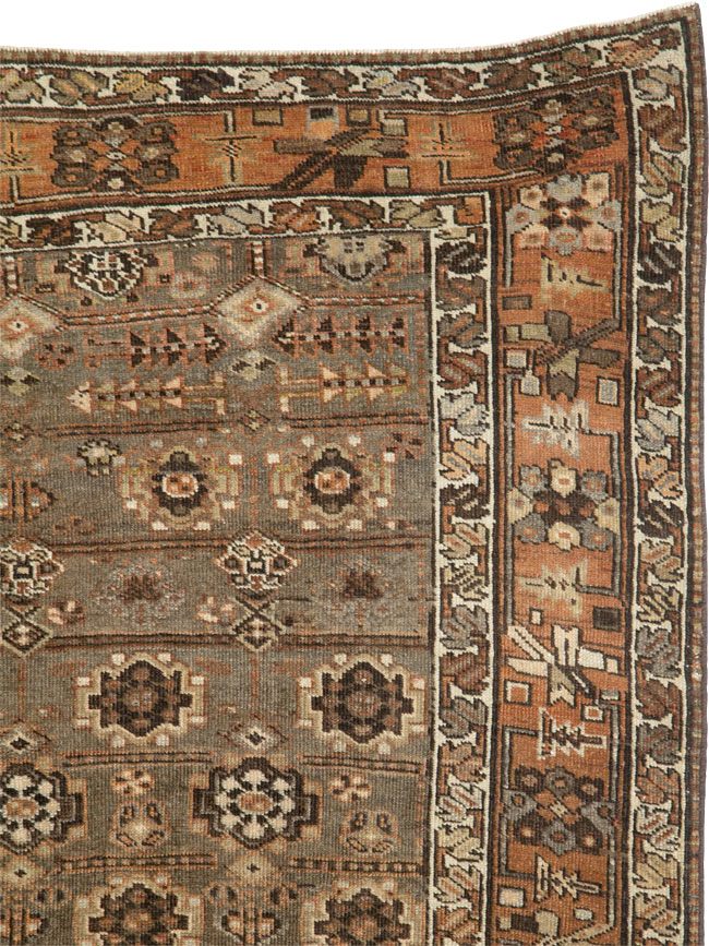 Antique Persian Kurdish Carpet, No.24486 - Gss