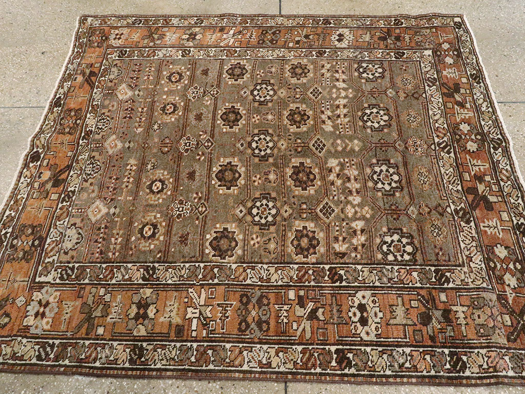 Antique Persian Kurdish Carpet, No.24486 - Gss