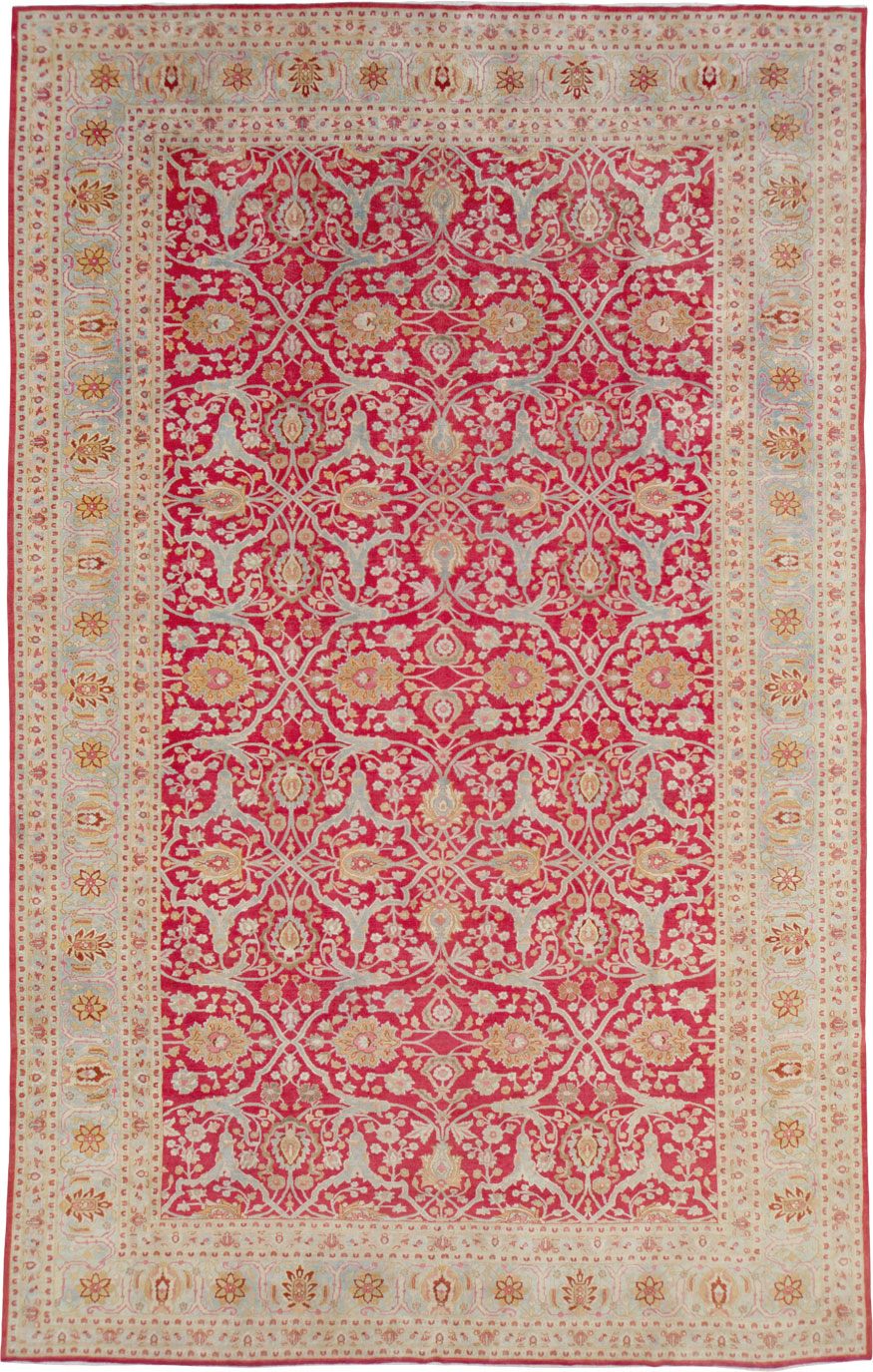 Antique Persian Tabriz Carpet, No.24493 - Gss