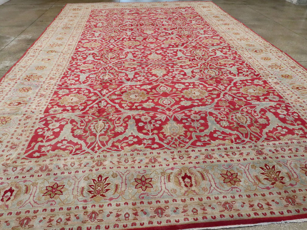 Antique Persian Tabriz Carpet, No.24493 - Gss
