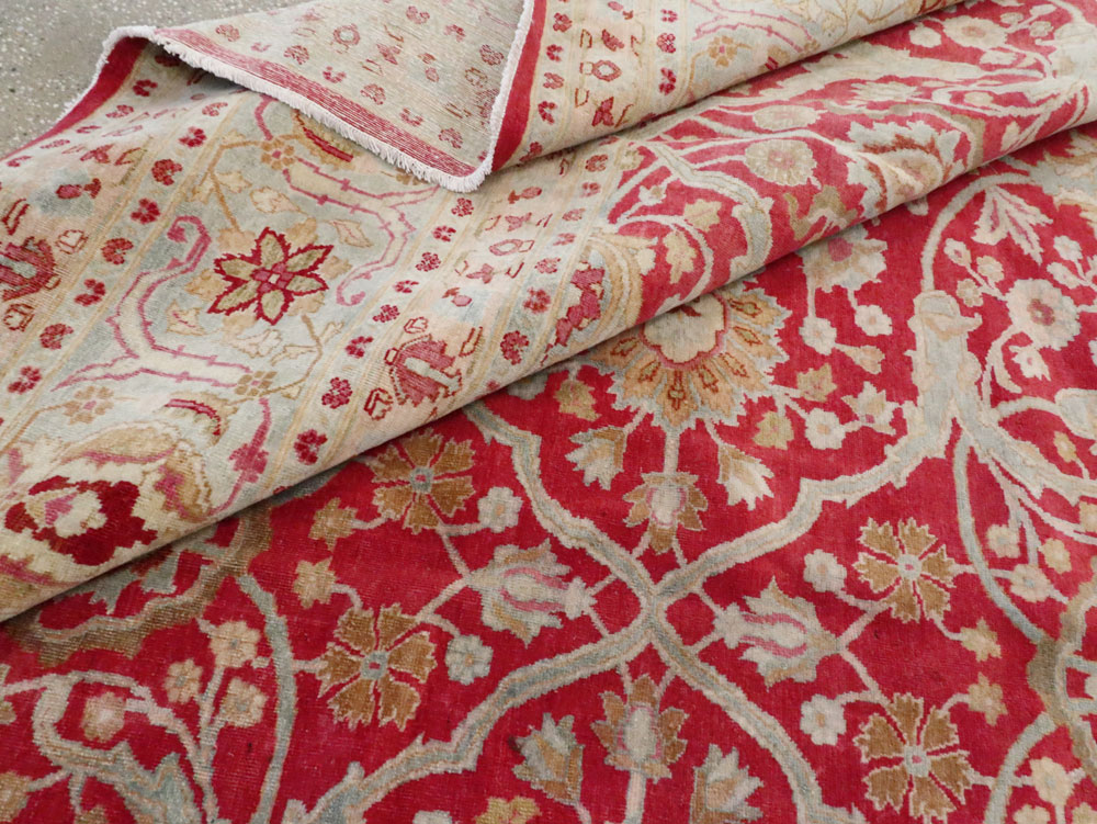 Antique Persian Tabriz Carpet, No.24493 - Gss