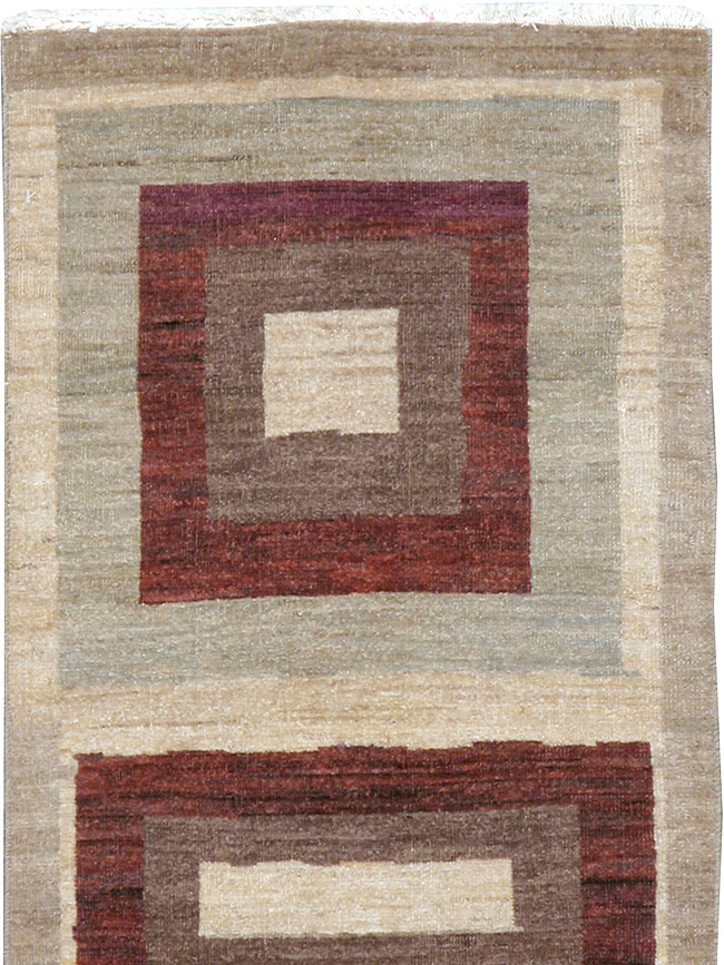 Modern Persian Tabriz Runner, No.24495 - Gss