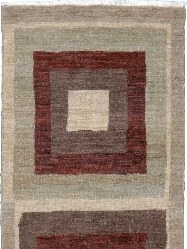Modern Persian Tabriz Runner, No.24496 - Gss
