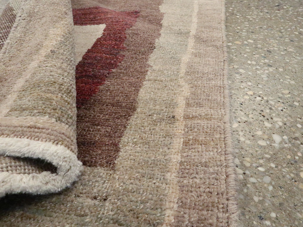 Modern Persian Tabriz Runner, No.24496 - Gss