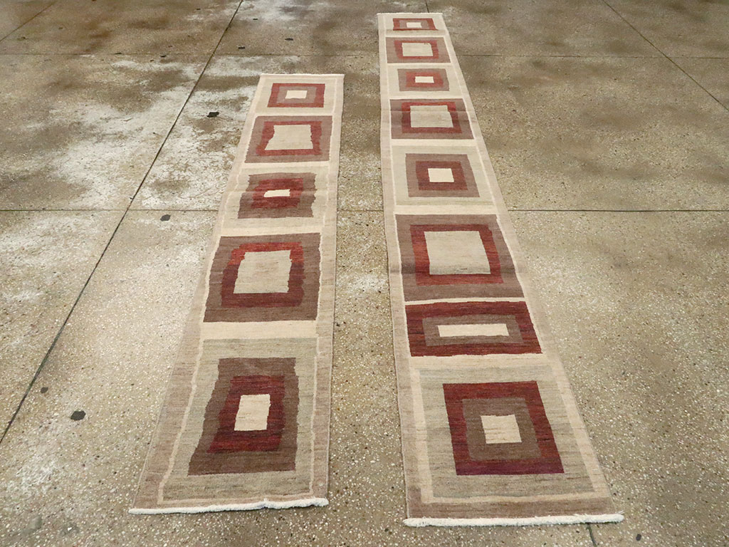 Modern Persian Tabriz Runner, No.24496 - Gss