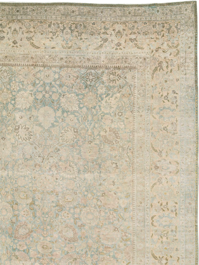 Antique Persian Tabriz Carpet, No.24516 - Gss