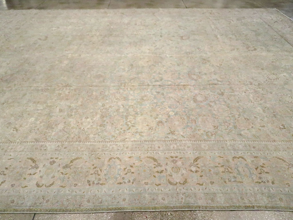 Antique Persian Tabriz Carpet, No.24516 - Gss