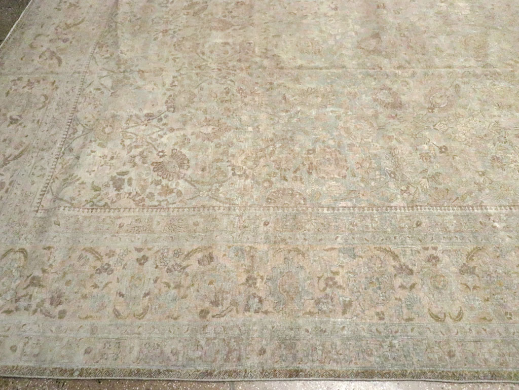 Antique Persian Tabriz Carpet, No.24516 - Gss